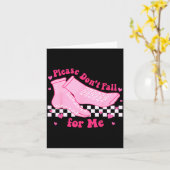 Please Dont Fall For Me Rn Pct Cna Nurse Valentin Kaart (Gele Bloem)