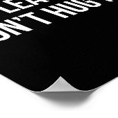 Please Don't Hug Me - Poster (Hoek)