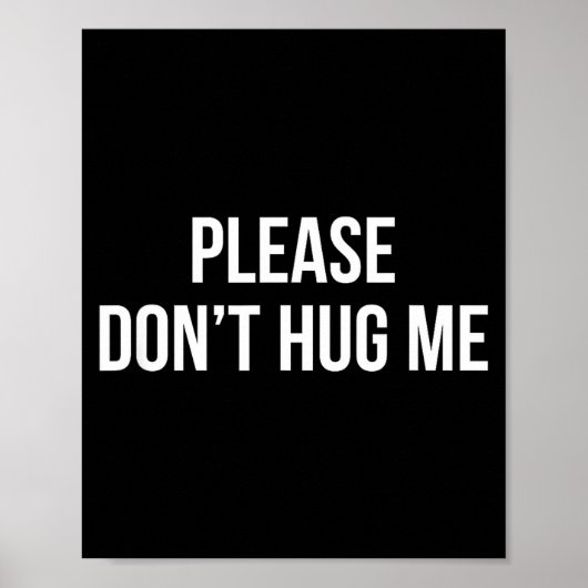 Please Don't Hug Me - Poster (Voorkant)