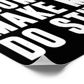 Please Don't Make Me Do Stuff For Lazy Teenager Poster (Hoek)