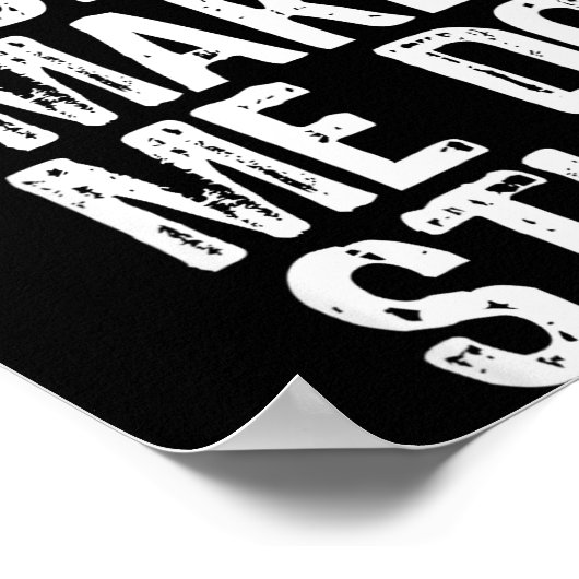 Please Don't Make Me Do Stuff Lazy Funny  Poster (Hoek)