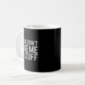 Please Don't Make Me Do Stuff Lazy Teenager Shirt  Koffiemok (Voorkant links)