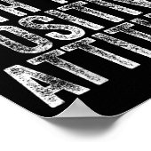 Please Don't Ruin My Bad Mood With Your Sitive Mot Poster (Hoek)