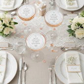 Please Don't Take My Drink, I'm Dancing Wedding  Ronde Kartonnen Onderzetter