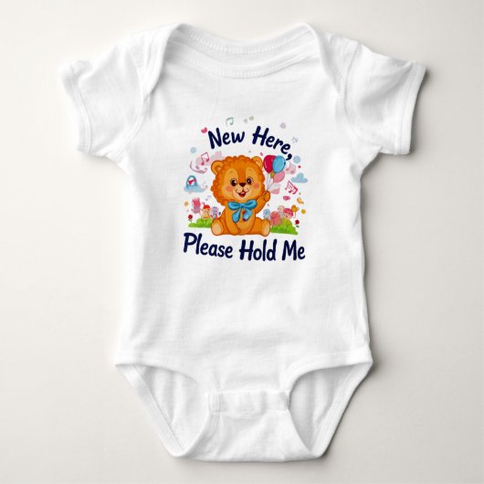 Please Hold Me, Cute Lion Cub Romper (Voorkant)