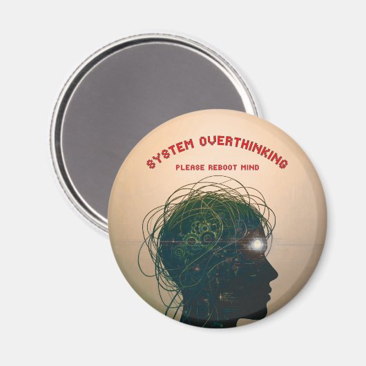 Please Reboot Mind | Digital Logic Magnet (Voorkant / Achterkant)