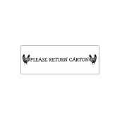 PLEASE RETURN CARTON  ZELFINKTENDE STEMPEL (Design)
