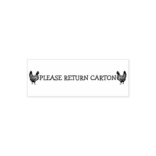 PLEASE RETURN CARTON  ZELFINKTENDE STEMPEL (Design)