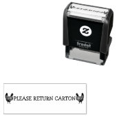 PLEASE RETURN CARTON  ZELFINKTENDE STEMPEL (In situ)