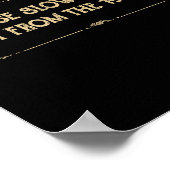 Please Slow Down I'm From The 1900s Funny Quote Vi Poster (Hoek)