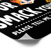 Please Tell Me You Have A Giraffe Funny Quote  Poster (Hoek)