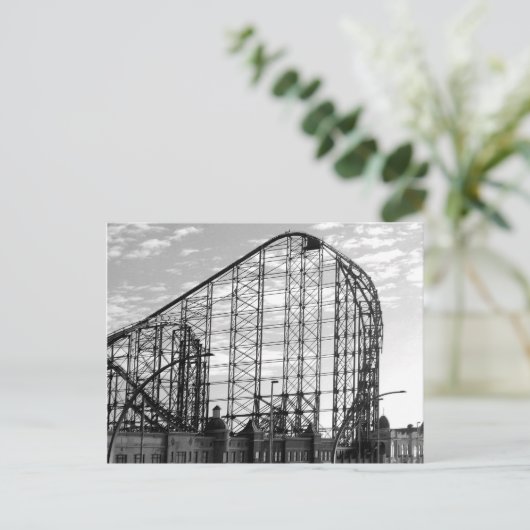 Pleasetband B/W Briefkaart (Staand voorkant)