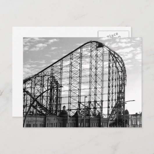 Pleasetband B/W Briefkaart (Voorkant / Achterkant)