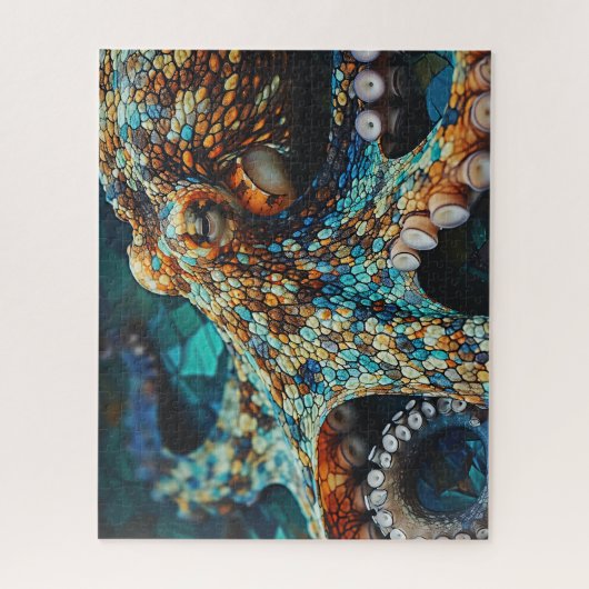 Pleasing colorful Octopus illustration design Legpuzzel (Verticaal)
