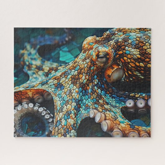 Pleasing colorful Octopus illustration design Legpuzzel (Horizontaal)