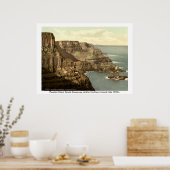 Pleaskin Head, Giants Causeway, Antrim N. Ireland Poster (Keuken)