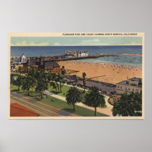 Pleasure Pier & Yacht Harbour Poster