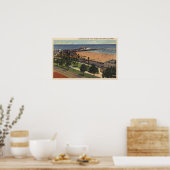 Pleasure Pier & Yacht Harbour Poster (Keuken)