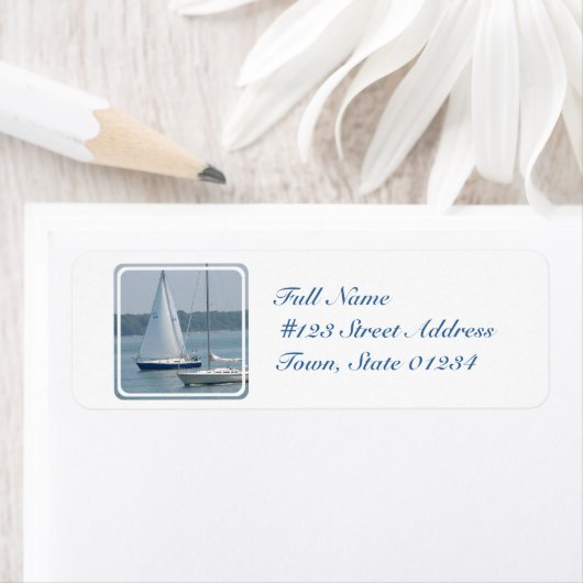 Pleasure Sail Retouradres Mailing Label (Insitu)