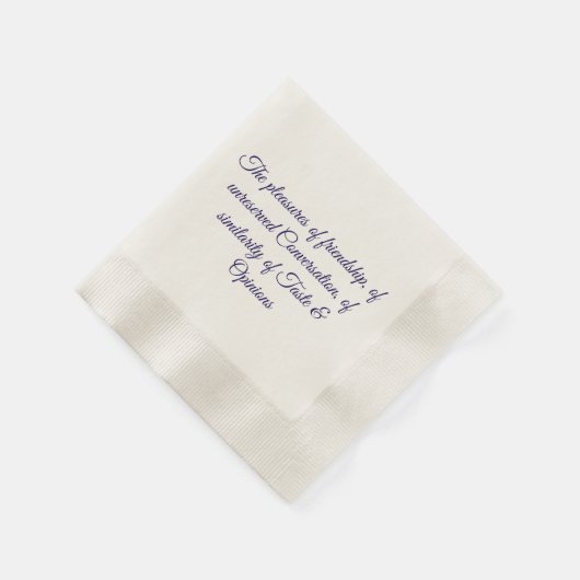 Pleasures of friendship napkins servet (Hoek)