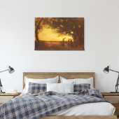 Pleasures of the Evening Canvas Afdruk (Insitu (Slaapkamer))