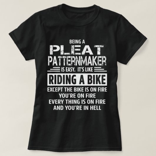 Pleat Patternmaker T-shirt (Design voorkant)
