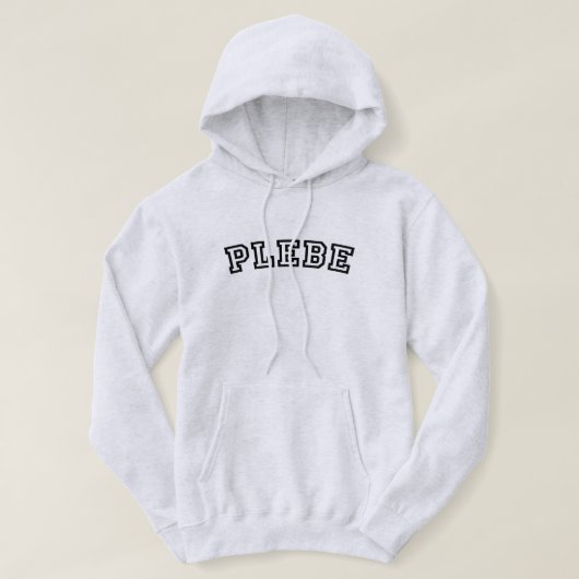 PLEBE HOODIE (Design voorkant)