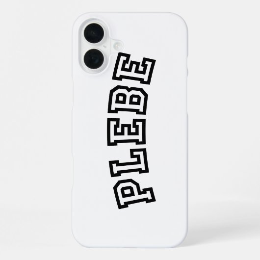 PLEBE iPhone HOESJE (Achterkant)