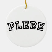 PLEBE KERAMISCH ORNAMENT (Voorkant)