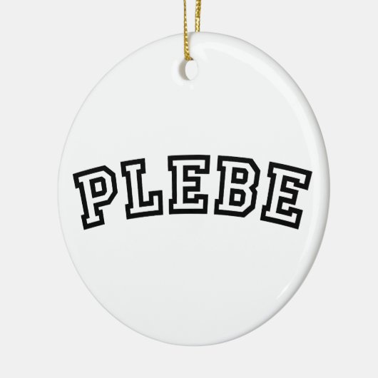 PLEBE KERAMISCH ORNAMENT (Links)