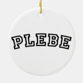 PLEBE KERAMISCH ORNAMENT (Achterkant)