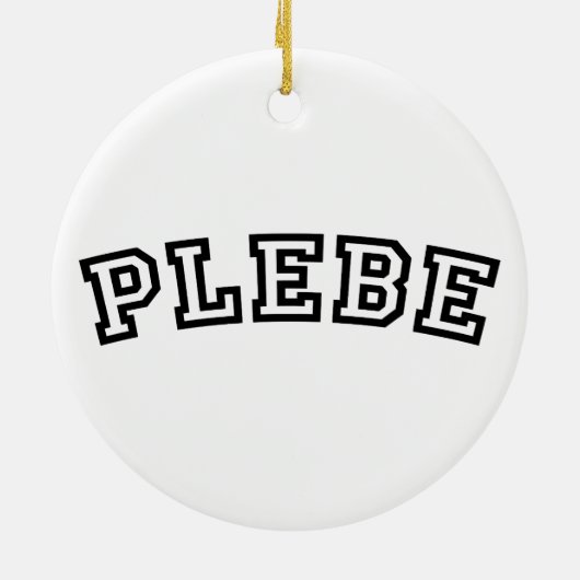 PLEBE KERAMISCH ORNAMENT (Achterkant)