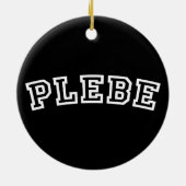 PLEBE KERAMISCH ORNAMENT (Achterkant)