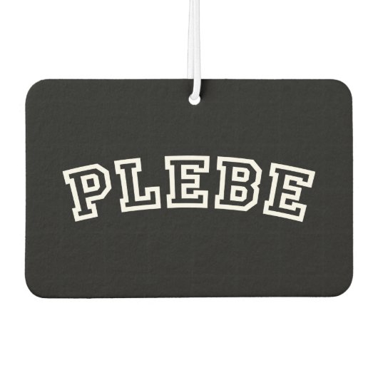 Plebe Luchtverfrisser (Voorkant)