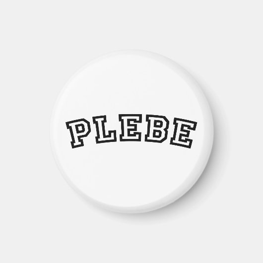 PLEBE MAGNEET (Voorkant)