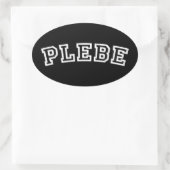PLEBE OVALE STICKER (Tas)