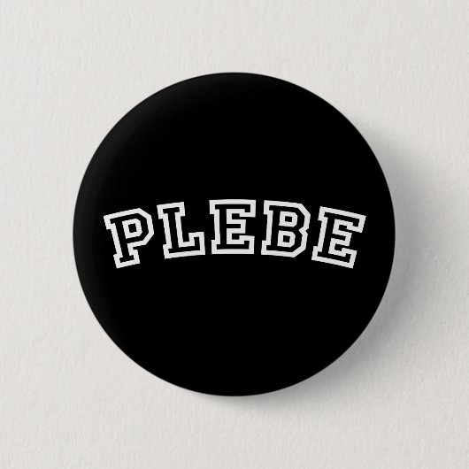 PLEBE RONDE BUTTON 5,7 CM (Voorkant)