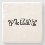 PLEBE STENEN ONDERZETTER (Voorkant)