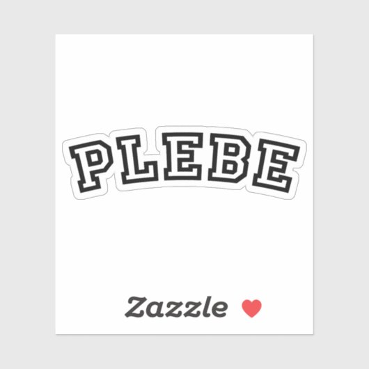 PLEBE STICKER (Vel)