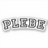 PLEBE STICKER (Voorkant)