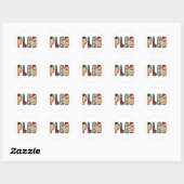 Plebejer Ronde Sticker (Vel)