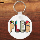 Plebejer Sleutelhanger (Voorkant)