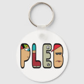 Plebejer Sleutelhanger (Achterkant)