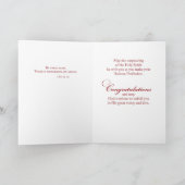 plechtig beroep religieuze zegeningen Heilige Gees Kaart (Binnen)