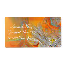 Plechtige adelaar opmars naar stijgende zonnelabel