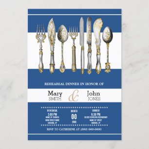 Plechtige eetgerei voor etenoefening kaart