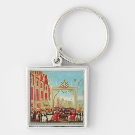 Plechtige en vreedzame binnenkomst van het leger sleutelhanger (Voorkant)