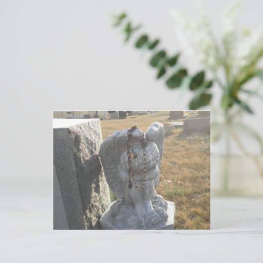 plechtige engel briefkaart (Staand voorkant)