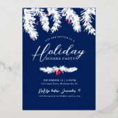 Plechtige feestdag folie uitnodiging (Voorkant)