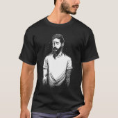 Plechtige Hipster T-shirt (Voorkant)
